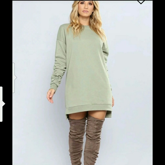 fashion nova sweatshirt dress